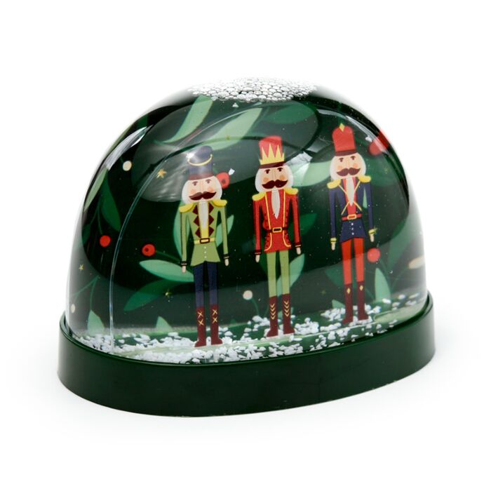 Puckator Christmas Nutcracker Large Glitter Snow Storm