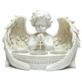 Puckator White Cherub 3 Tea Light Candle Holder