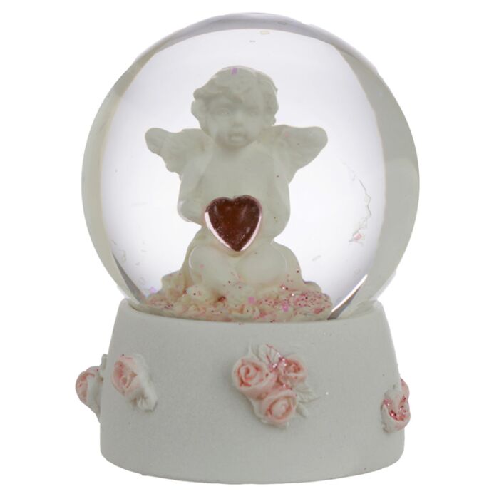 Puckator Peace of Heaven Sweet Dreams Cherub Snow Globe