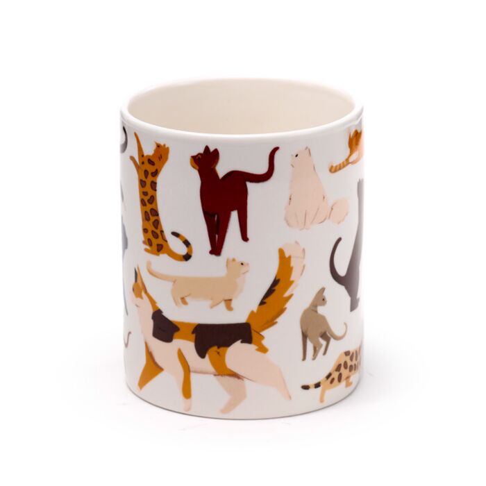 Puckator Feline Fine Cats (New) Porcelain Mug