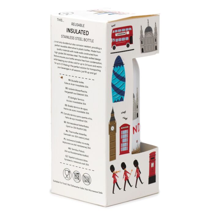 Puckator London Icons Hot & Cold Drinks Bottle 350ml