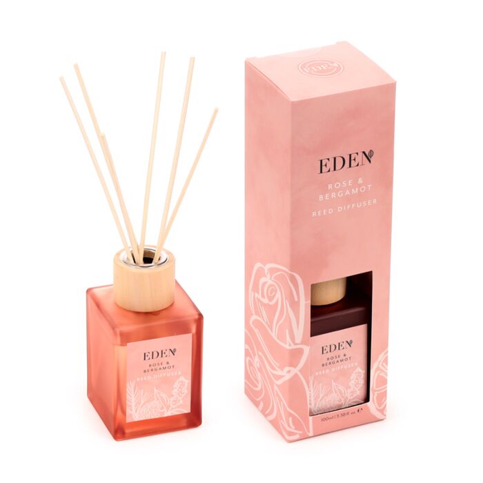 Puckator Eden Rose & Bergamot 100ml Reed Diffuser
