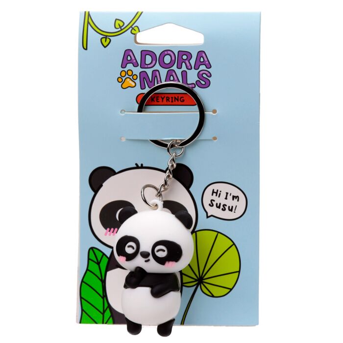 Puckator Susu the Panda Adoramals 3D PVC Keyring