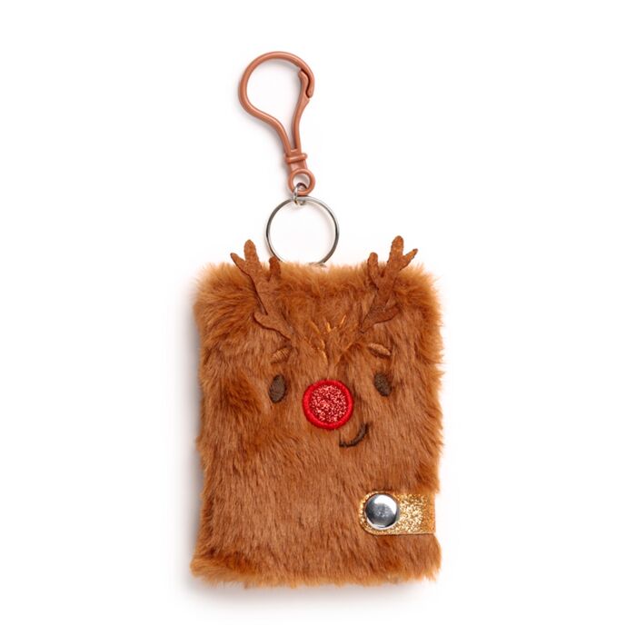 Puckator Christmas Jingle Bunch Plush A7 Mini Notepad