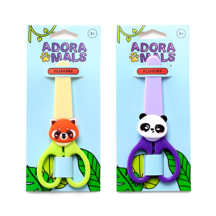 Puckator Adoramals Wild Kids Scissors in Holder with Charm