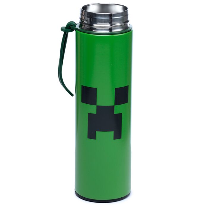 Puckator Minecraft Creeper Hot & Cold Digital Thermometer Bottle