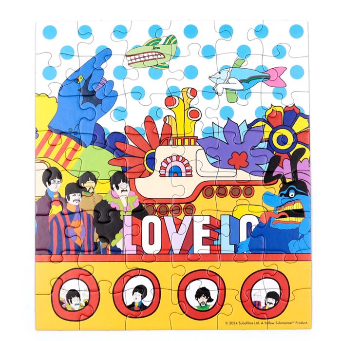 Puckator The Beatles Yellow Submarine 48pc Recycled Kids Jigsaw Puzzle