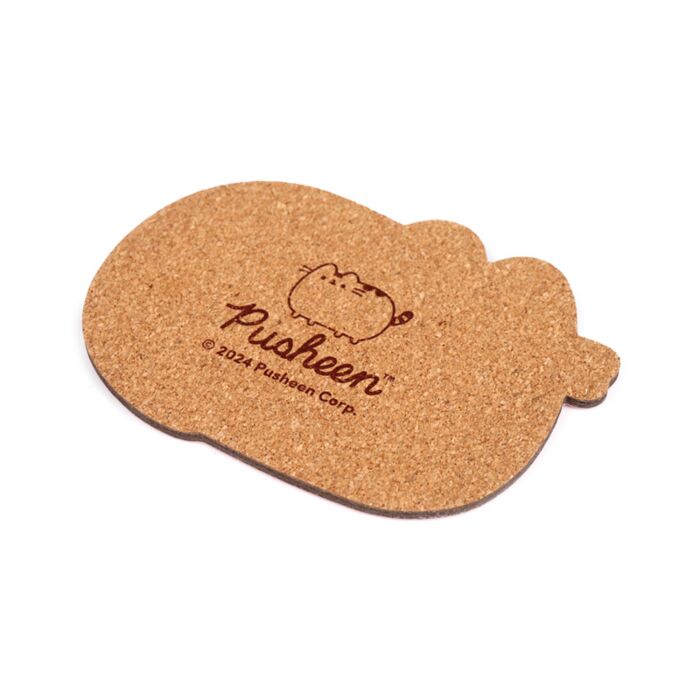 Puckator Pusheen the Cat Set of 4 Shaped Cork Coasters