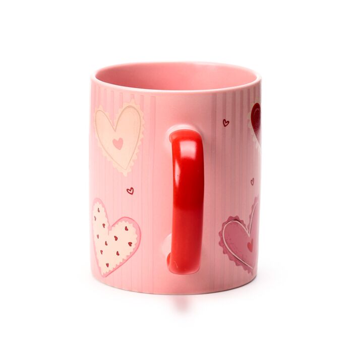 Puckator Amore Hearts Porcelain Mug