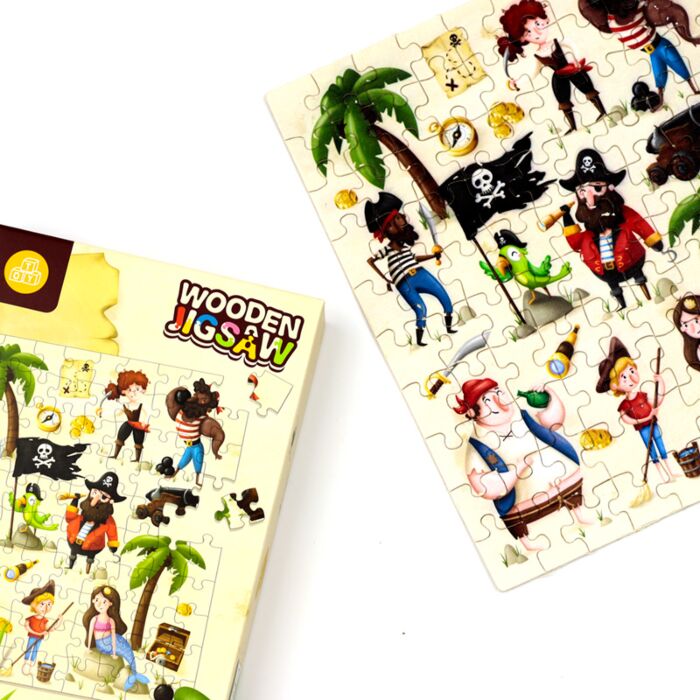 Puckator Jolly Roger Pirates 90pc Kids Jigsaw Puzzle