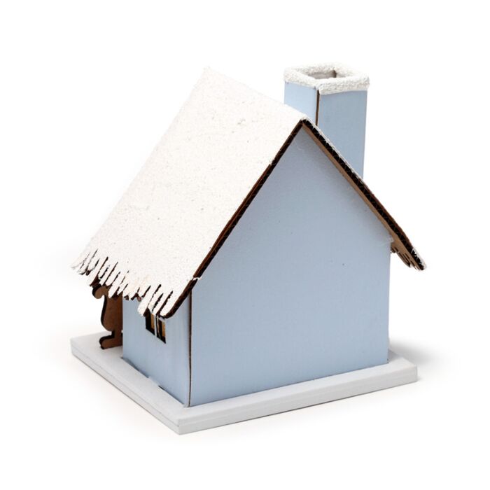 Puckator Golden Sleigh Scene Christmas House LED Decoration