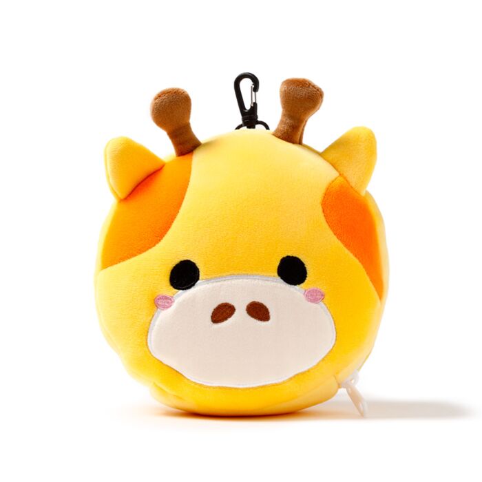 Puckator Relaxeazzz Giraffe Plush Travel Pillow & Eye Mask