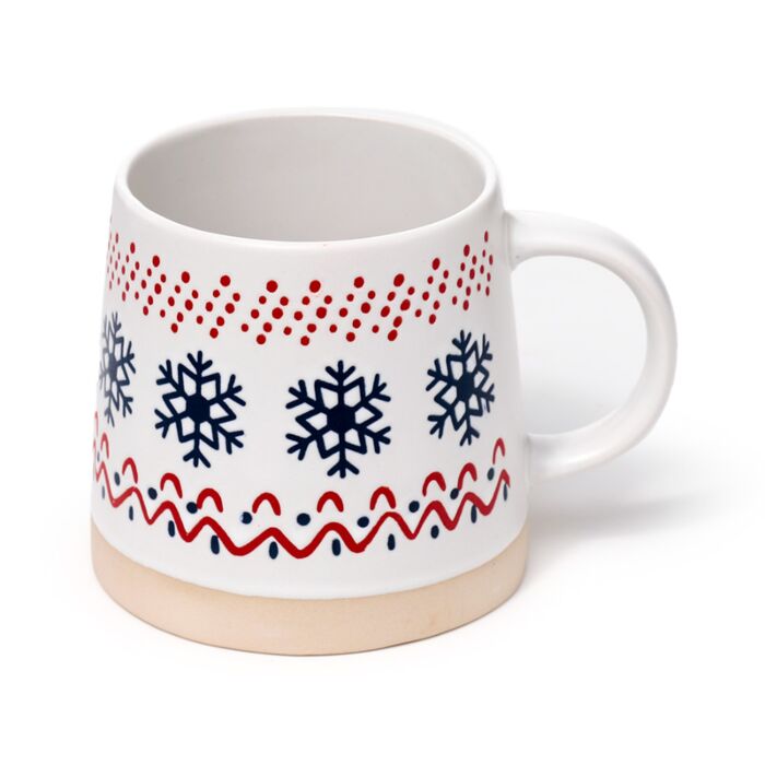 Puckator Snowflake Stoneware Mug