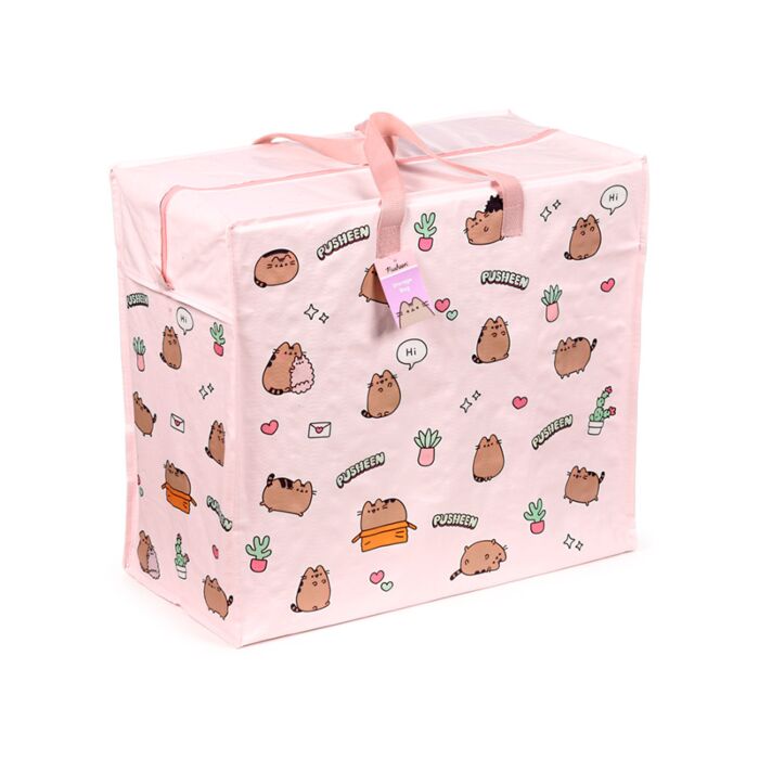 Puckator Pusheen the Cat Plants Zip Up Laundry Storage Bag