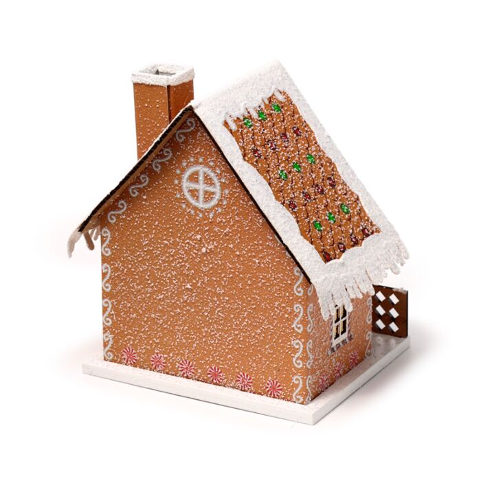 Puckator Gingerbread Bakery Christmas House LED Decoration