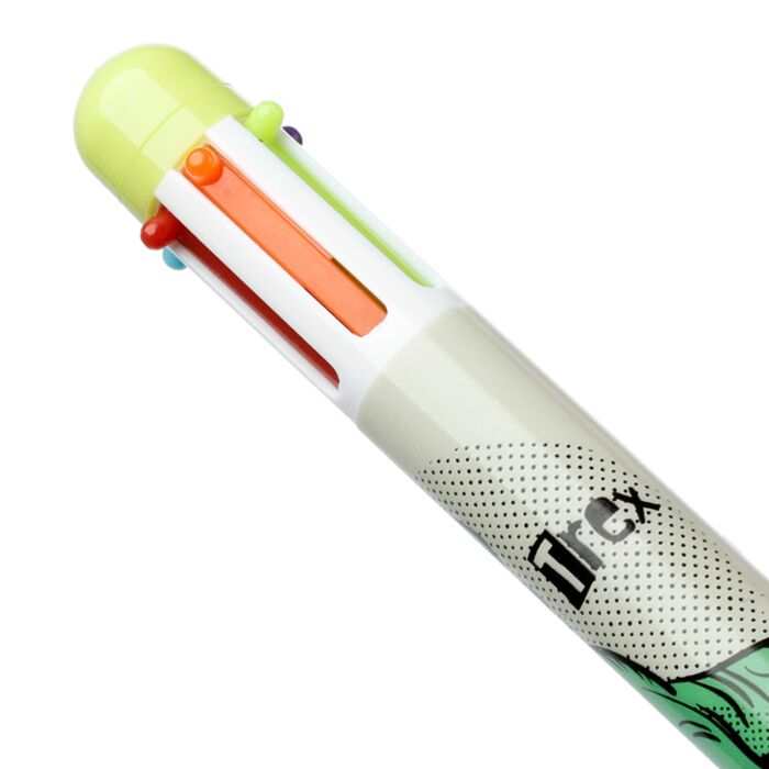 Puckator Dinosauria Multi Colour Pen (6 Colours)