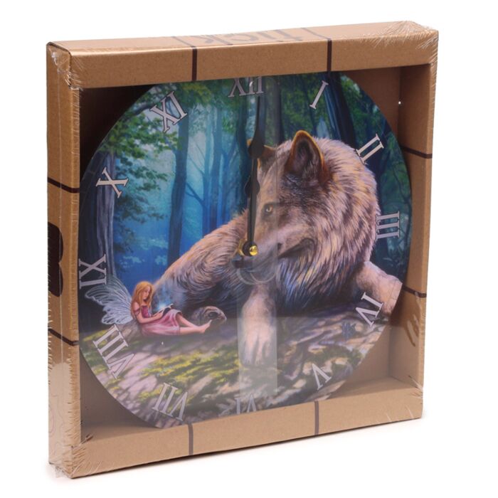 Puckator Lisa Parker Fairy Stories Fairy & Wolf Picture Clock