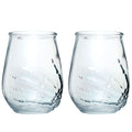 Puckator Skeleton Hand Set of 2 Glass Tumblers
