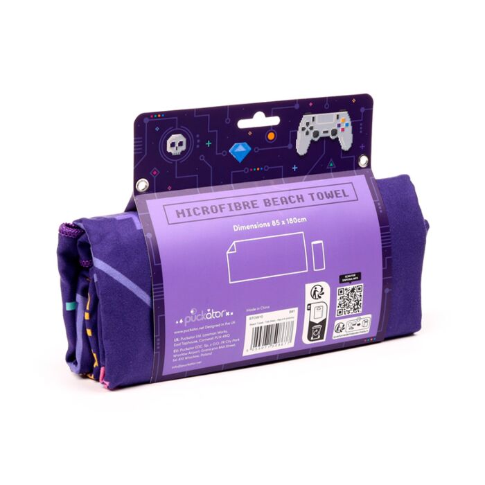 Puckator Game Over Microfibre Beach Towel