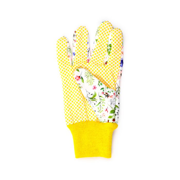 Puckator Nectar Meadows 3 Piece Trowel, Fork & Gloves Gardening Gift Set