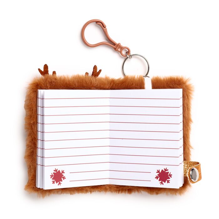 Puckator Christmas Jingle Bunch Plush A7 Mini Notepad