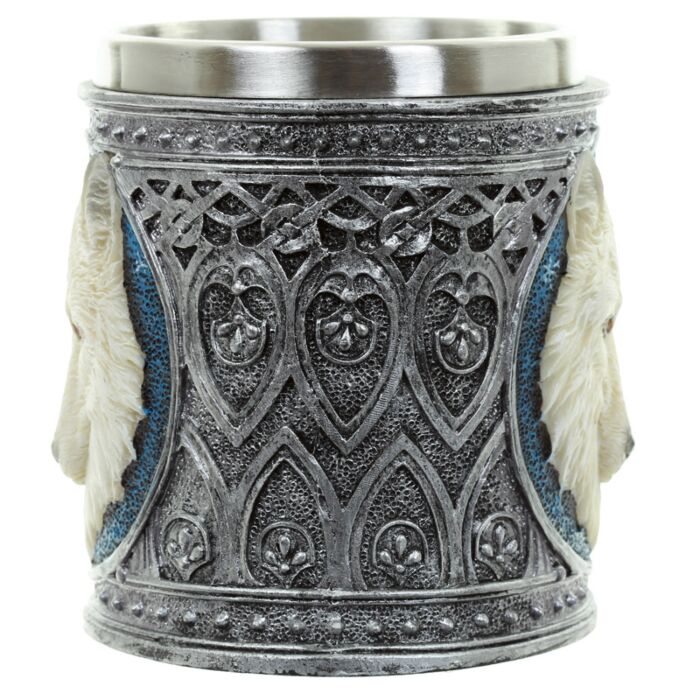 Puckator Decorative White Wolf Tankard