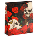 Puckator Skulls and Roses Red Roses Gift Bag Extra Large