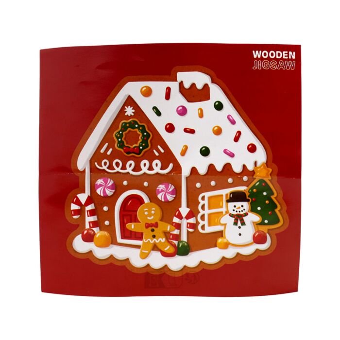 Puckator Christmas Gingerbread Baker Street Shaped 130pc Shaped Jigsaw Puzzle