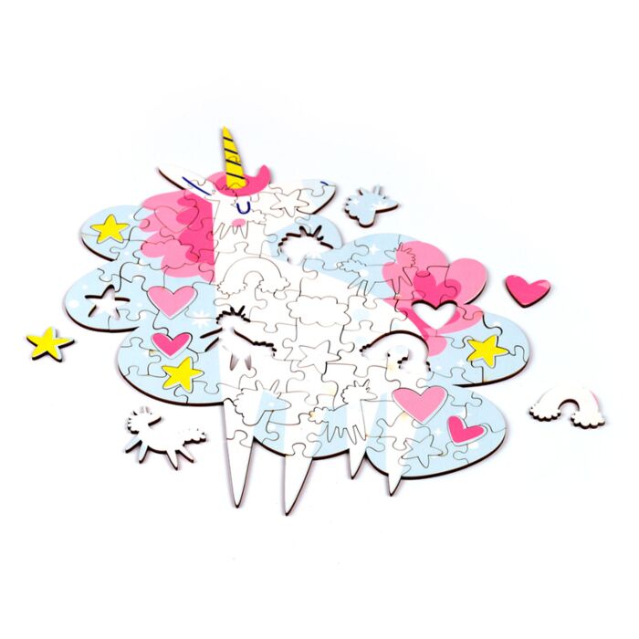 Puckator Unicorn Magic 90pc Shaped Jigsaw Puzzle