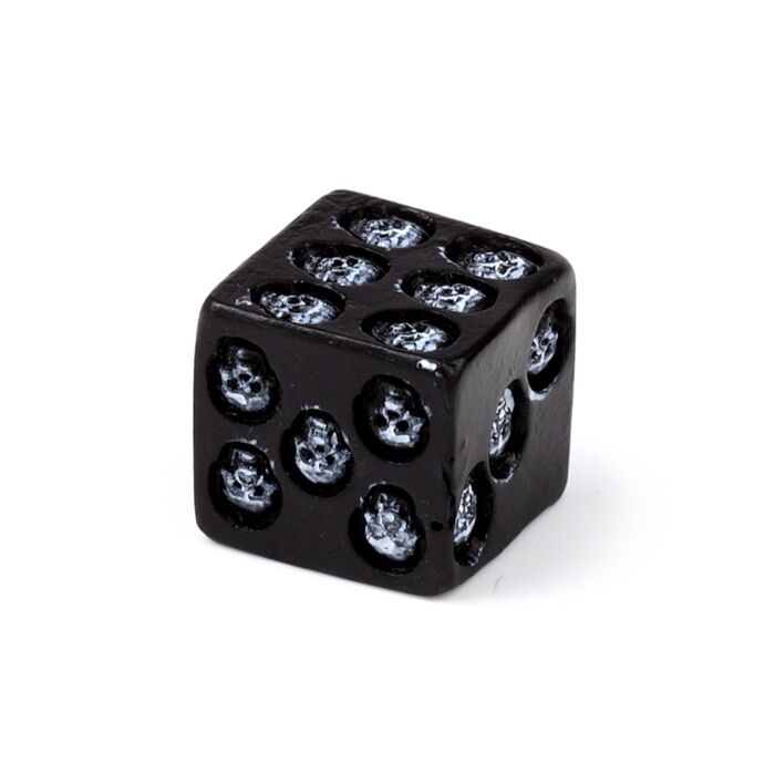 Black Skull Dice Pack of 5