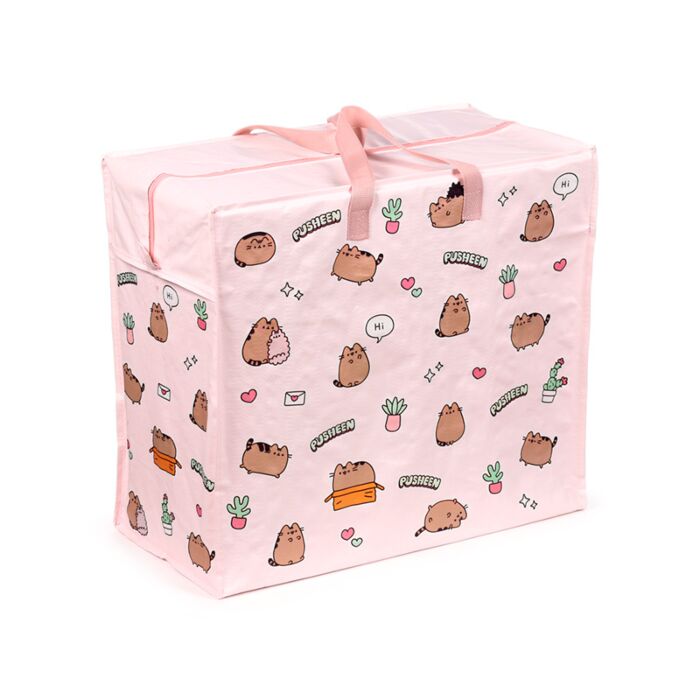 Puckator Pusheen the Cat Plants Zip Up Laundry Storage Bag