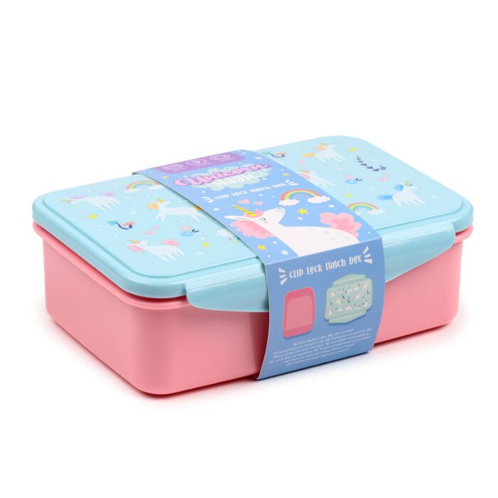 Puckator Unicorn Magic Clip Lock Lunch Box