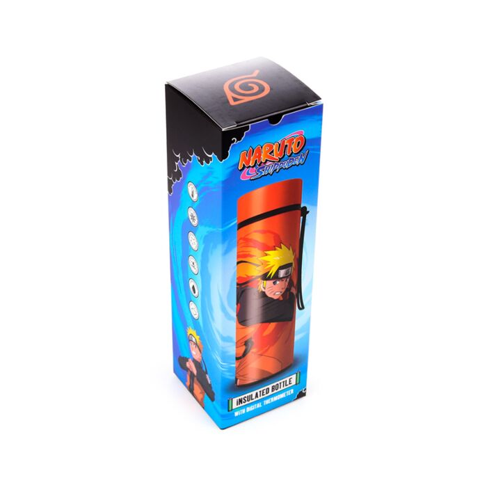 Puckator Naruto Hot & Cold Digital Thermometer Bottle