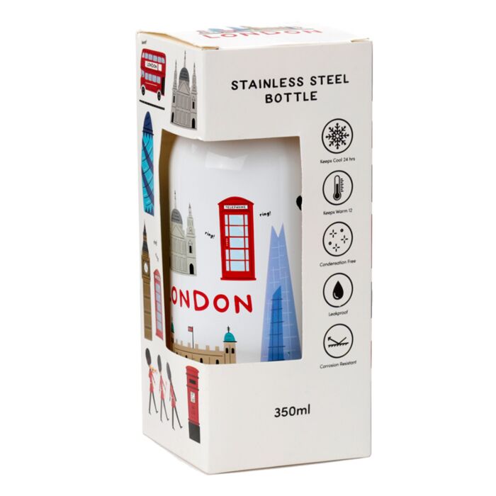 Puckator London Icons Hot & Cold Drinks Bottle 350ml