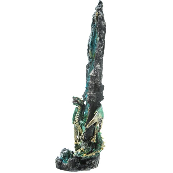 Puckator Dragon Waterfall Upright Ashcatcher Incense Stick Burner