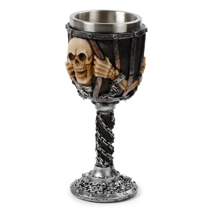 Puckator Decorative Skull with Chains Goblet