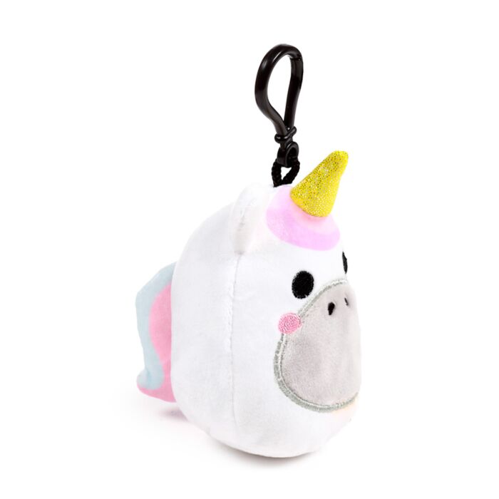 Puckator Squidglys Astra the Unicorn Adoracorns Souvenir Plush Mini Keyring