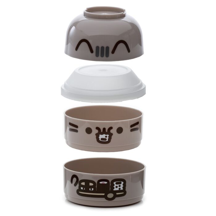 Puckator Pusheen the Cat Stacked Round Bento Lunch Box