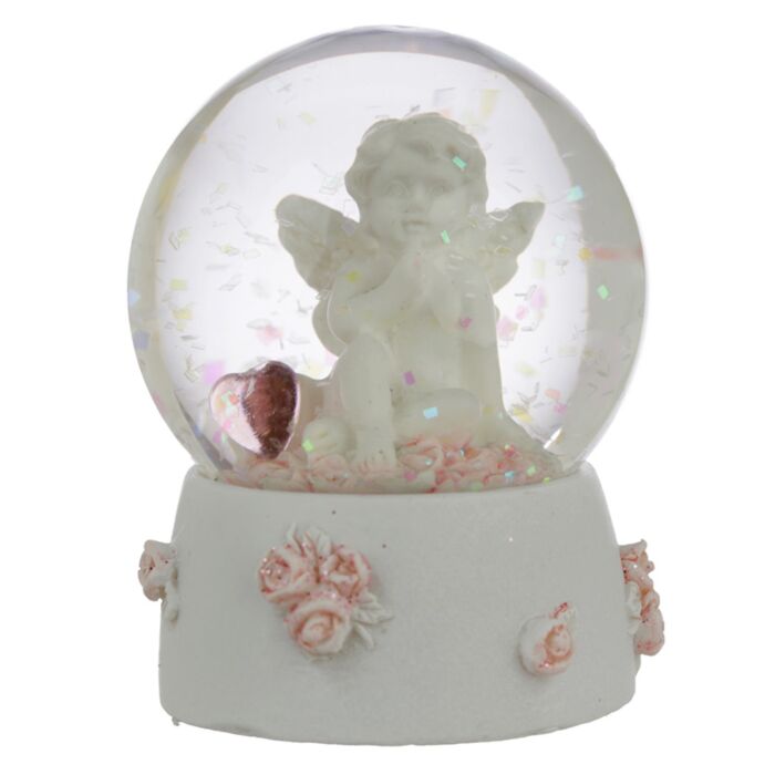 Puckator Peace of Heaven Sweet Dreams Cherub Snow Globe
