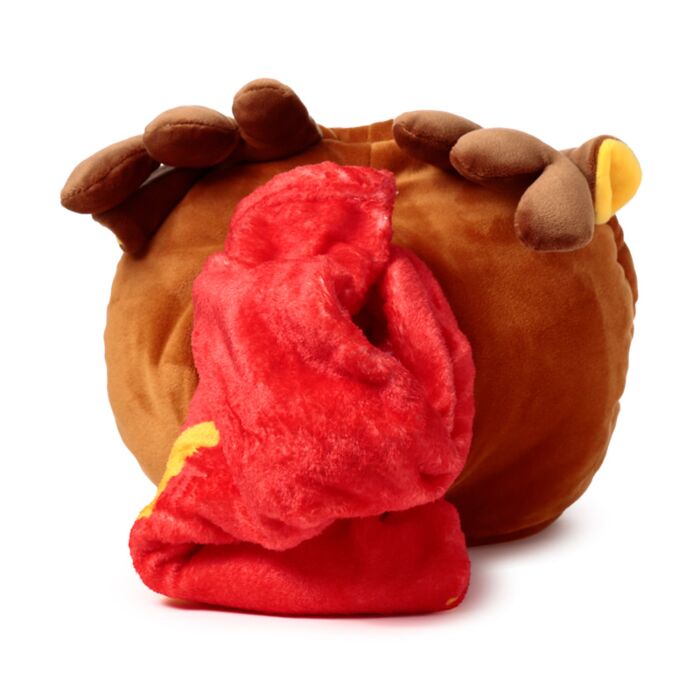 Puckator Blankeazzz Christmas Festive Friends Rudolph 2-in-1 Plush Toy & Travel Blanket