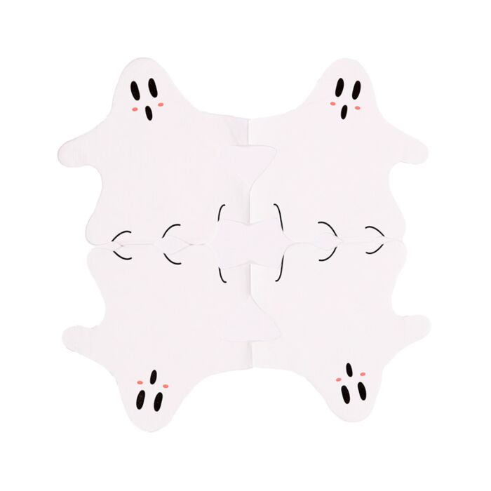Puckator Halloween Ghost Pack of 12 3ply Paper Party Napkins