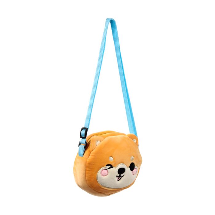 Puckator Shuggs the Shiba Inu Adoramals Crossbody Plush Shoulder Bag