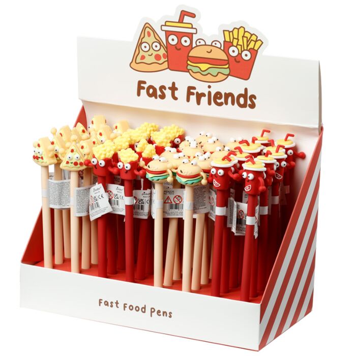 Puckator Fast Friends Fast Food Fine Tip Pen