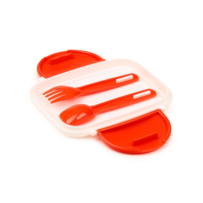 Puckator Pippi Longstocking Clip Lock Stacked Bento Lunch Box with Cutlery