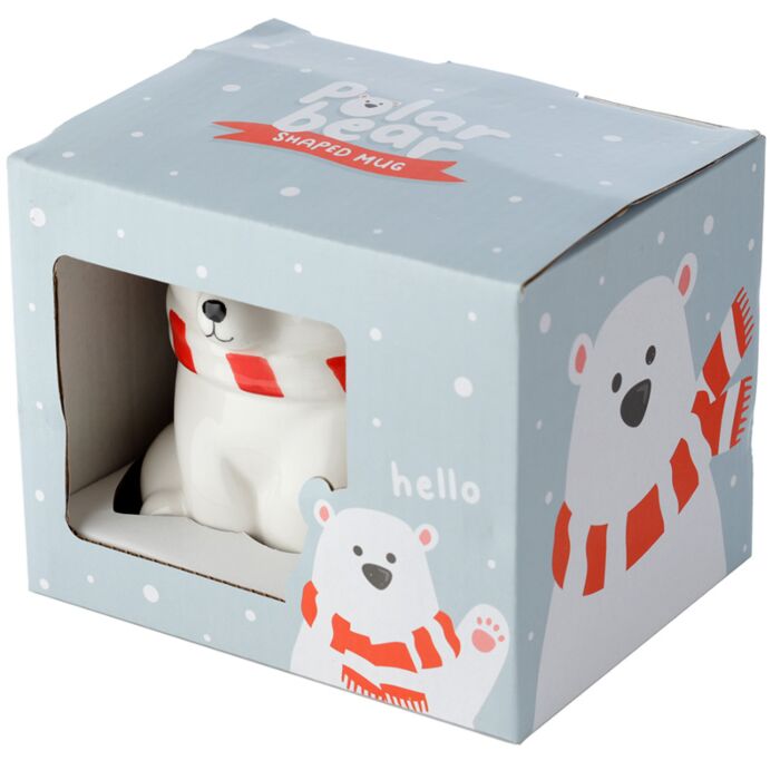 Puckator Polar Bear Ceramic Shaped Mug