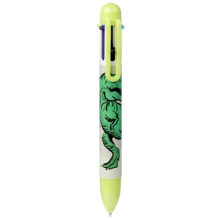 Puckator Dinosauria Multi Colour Pen (6 Colours)