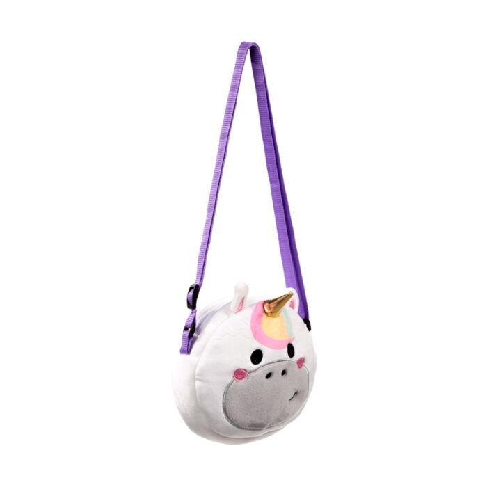 Puckator Astra the Unicorn Adoracorns Crossbody Plush Shoulder Bag