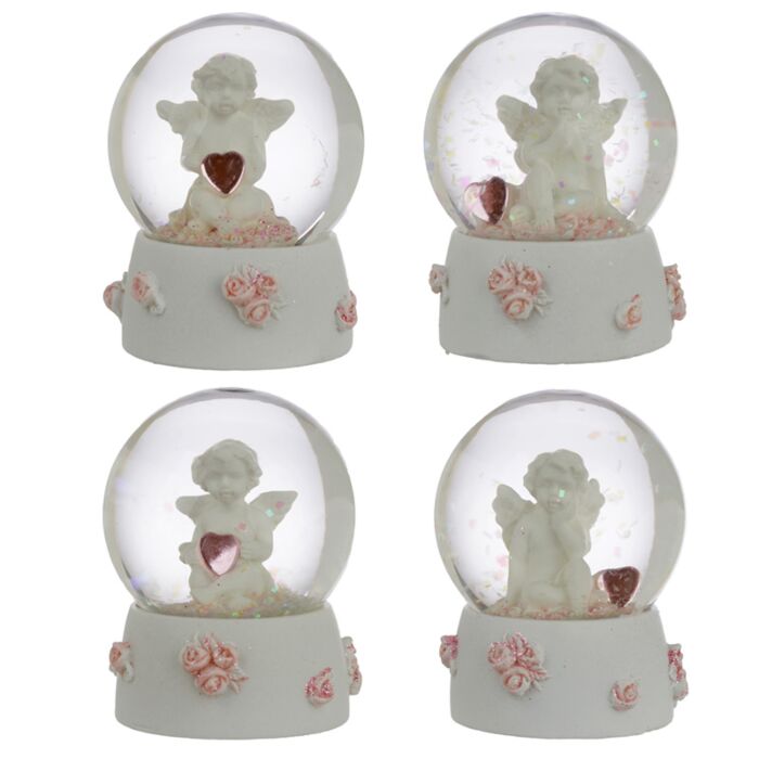Puckator Peace of Heaven Sweet Dreams Cherub Snow Globe
