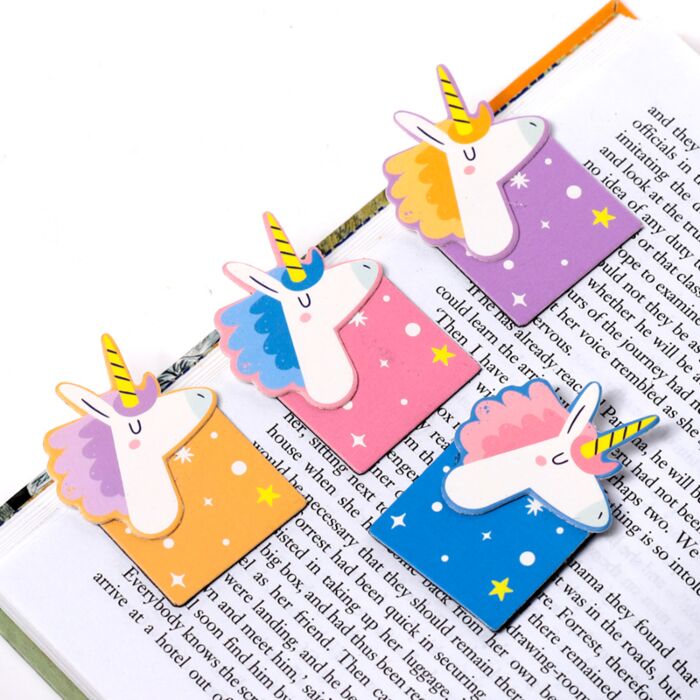 Puckator Unicorn Magic Shaped Magnetic Bookmark Set
