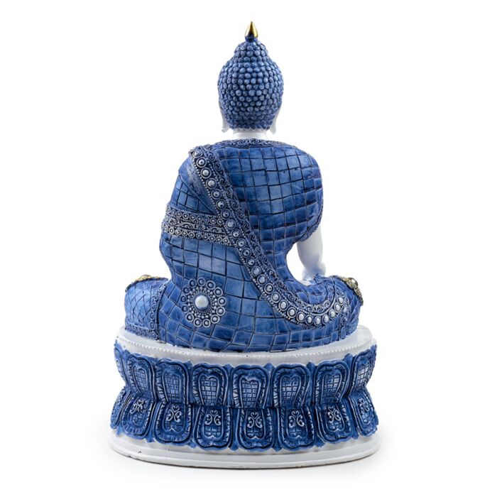 Puckator White & Blue Thai Buddha Lotus
